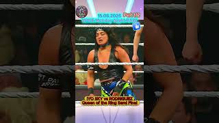 WWE RAW : IYO SKY vs Raquel Rodriguez | Queen of the Ring Semifinal (Part 1) #wwe #viral #shorts
