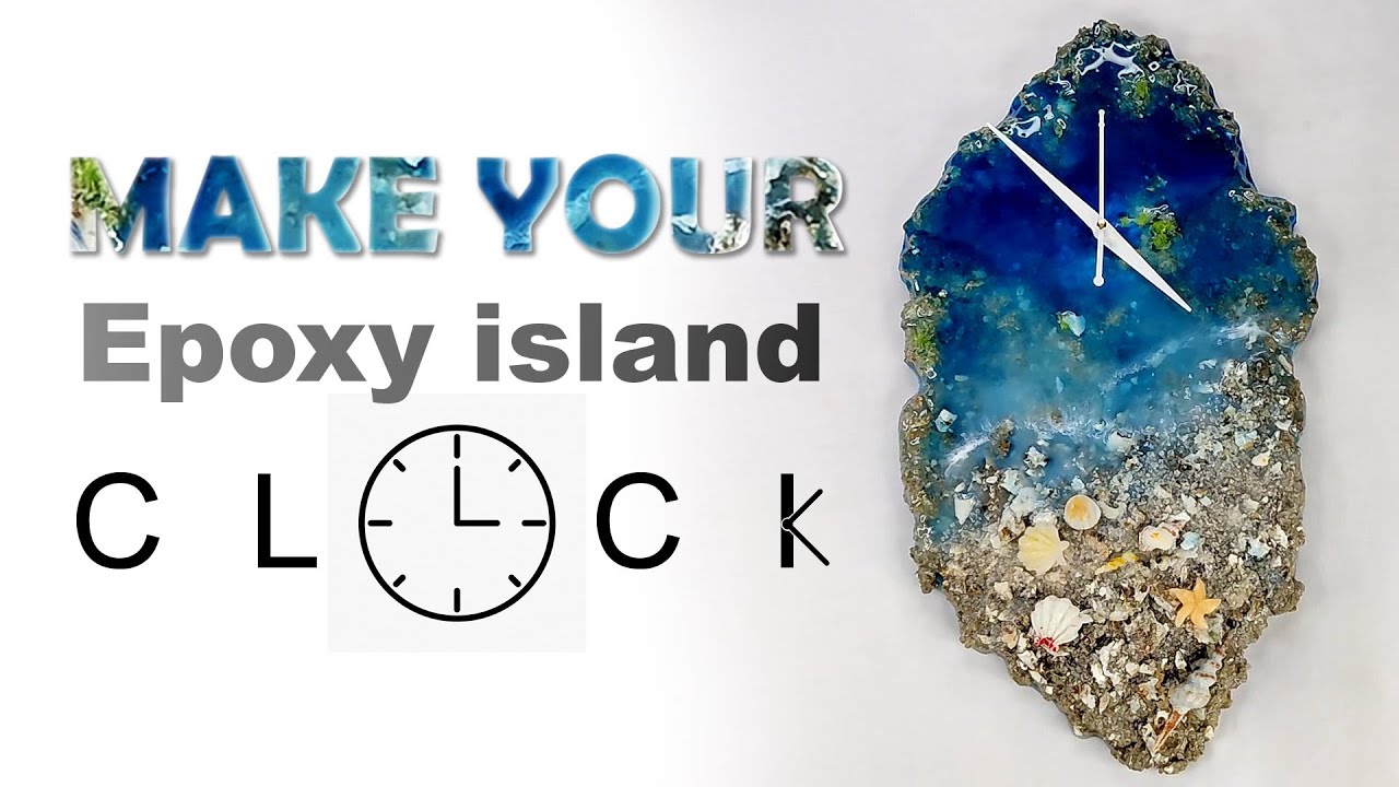 DIY Ocean Inspired Clock 🌊🕙🐚 | DIY | RUSTICKRAFT