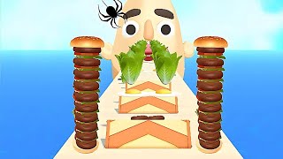 Sandwich Runner - SpeedRun All Levels Gameplay Walkthrough Android,ios New Update Ep 57