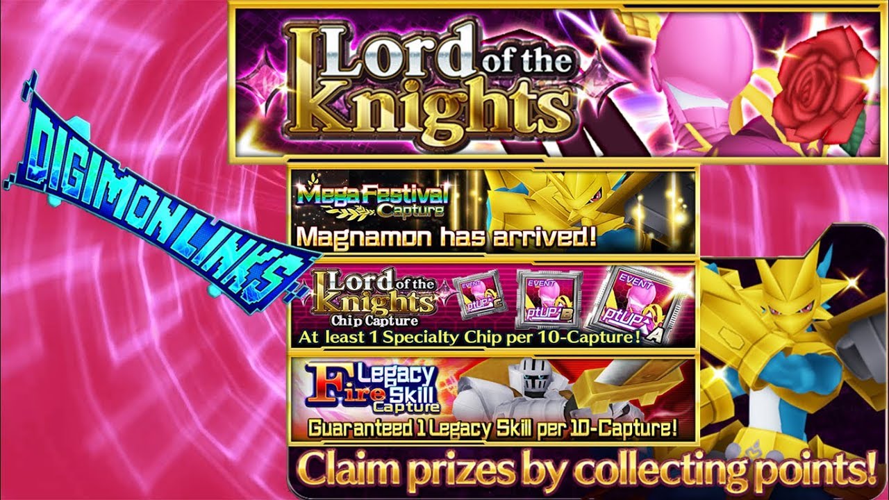 Lord Of The Knights + Megafest Capture (Digimon Links)