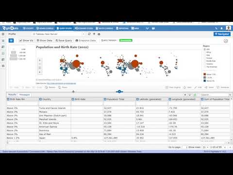 Query Tableau Workbook from Query Builder