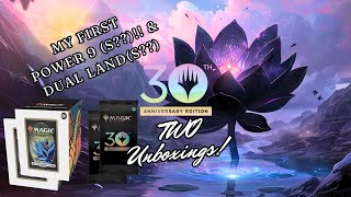 MAGIC 30TH Anniversary Edition POWER 9's & DUAL LANDS!! #MTG #CCG