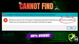 How To Fix Cannot Find Uninstall.exe Program Games 100% Working Method