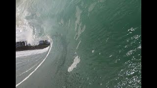 Review of the Pyzel Tank Surfboard. POV surf footage from Fistral Beach, Newquay.