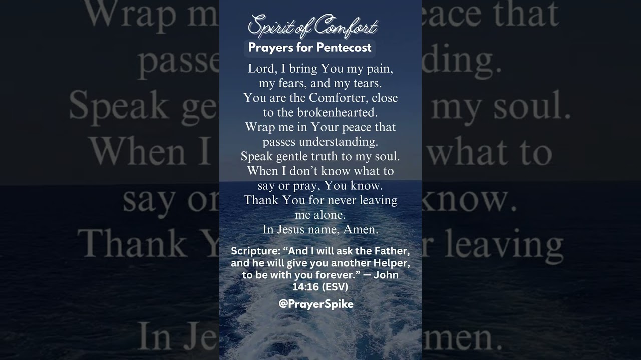 Holy Spirit of Comfort: Prayers for Pentecost  
