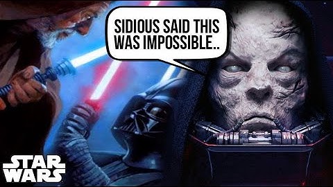 Why Darth Vader Was TERRIFIED After His Final Duel With Obi-Wan In A New Hope