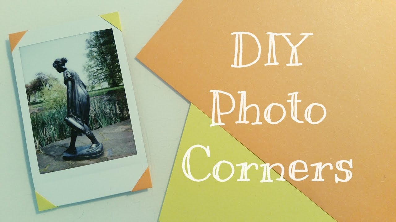 Simple DIY Photo Corners 