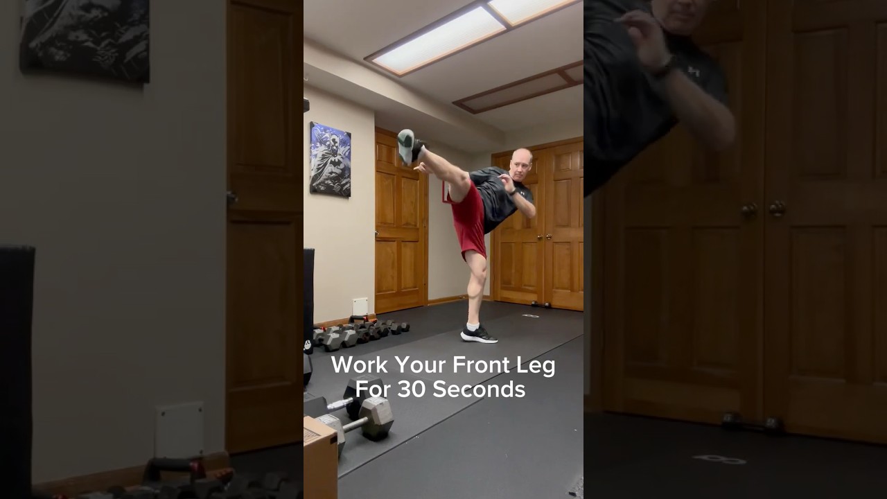 Work Your Front Leg for 30 Seconds 