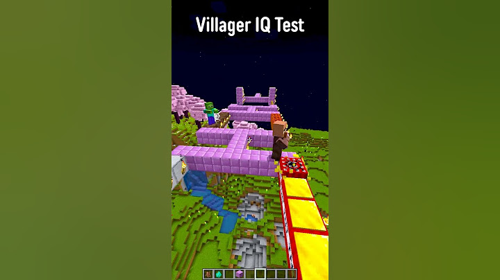 Villager IQ Test #minecraft #shorts #minecraftshorts
