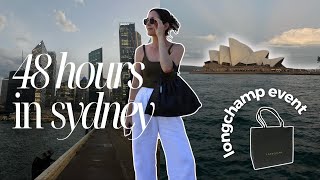 EXPLORING SYDNEY | Longchamp University Event & Zara, Stylerunner, Elka Collective Haul ✈️🤍