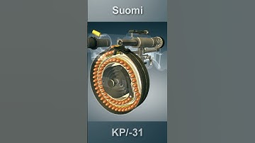 Suomi KP/-31 (m/31) drum magazine. How it works #shorts
