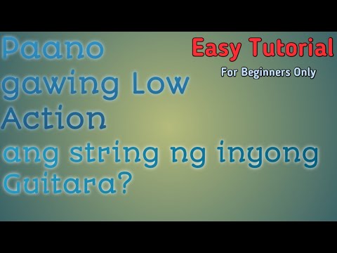 Video: Paano Upang Ibagay Ang Unang String Ng Isang Gitara