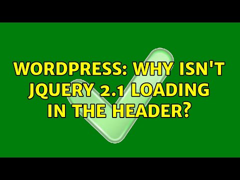Wordpress: Why isn't