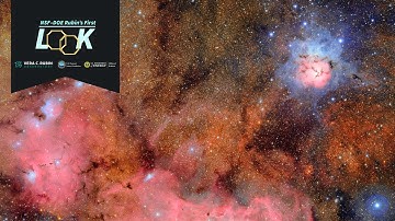 Trifid and Lagoon Nebulae - VIDEO - EN