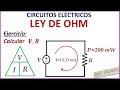 LEY DE OHM - CARACTERÍSTICA/EJERCICIOS