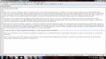 Instalación WAMP #1 - Introducción