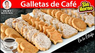 GALLETAS DE CAFE SIN HORNO | Vicky Receta Facil