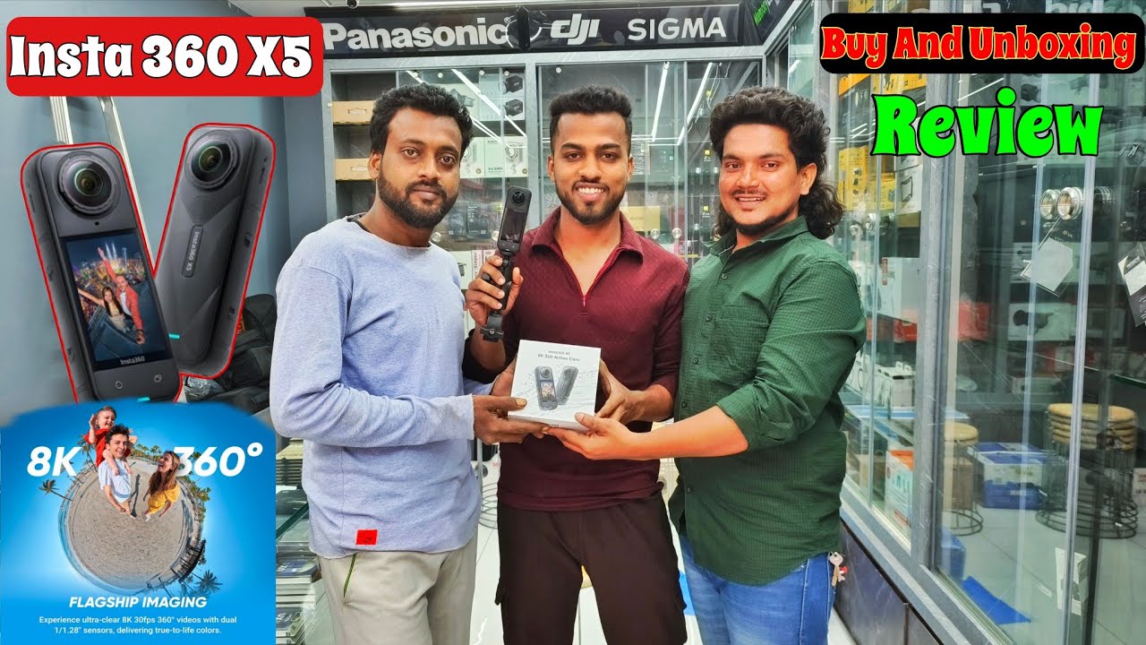Insta 360 X5 Review Unboxing || Insta 360 X5 Review In Hindi@YTBAryan 
