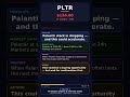 Palantir Dropping! $136.00 (-0.65%) | Market Analysis #Shorts