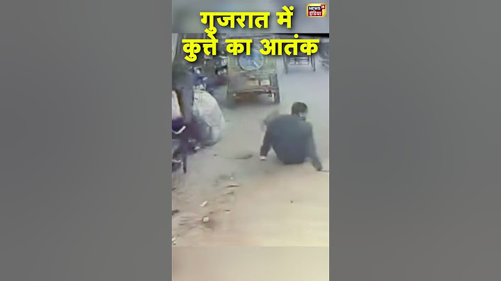 Terror of stray dog in Amreli, Gujarat | Dog attack | Viral | #Shorts