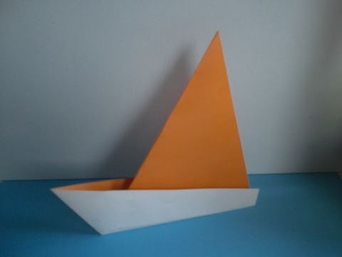 Origami: Sailboat - YouTube