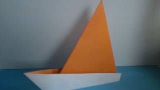 Origami: Sailboat @tavinorigami