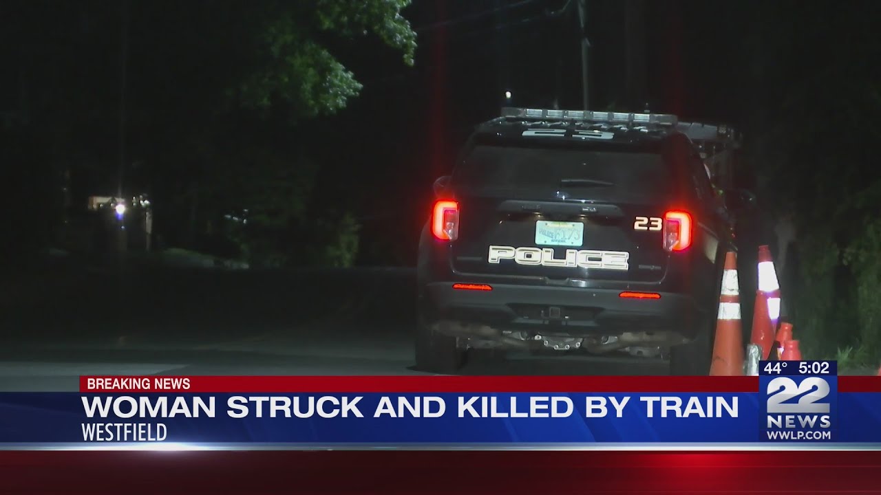 Woman struck and killed by train in Westfield - YouTube