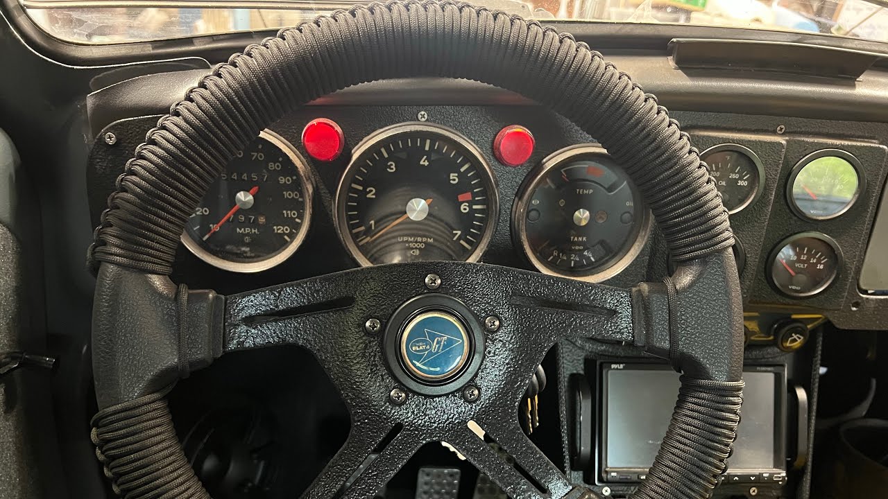 DIY How to do a paracord wrap on a steering wheel Part 2 #vw #baja #