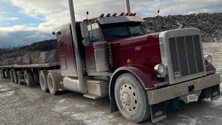 2 Hillclimb FAILS In One Day! Playing In The Snow In My Peterbilt 379