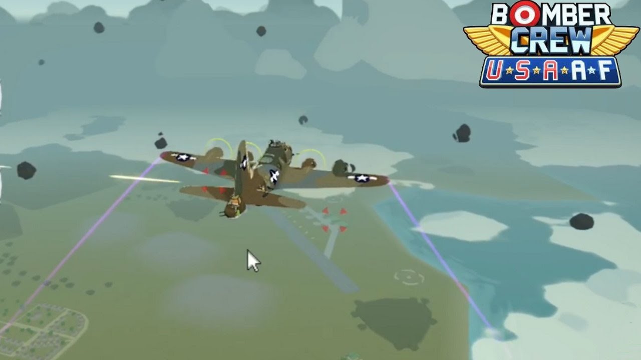 SARDINIA AIRFIELD BOMBING RAID! EMERGENCY LANDING!|BOMBER CREW U.S.A.A.F DLC CAMPAIGN
