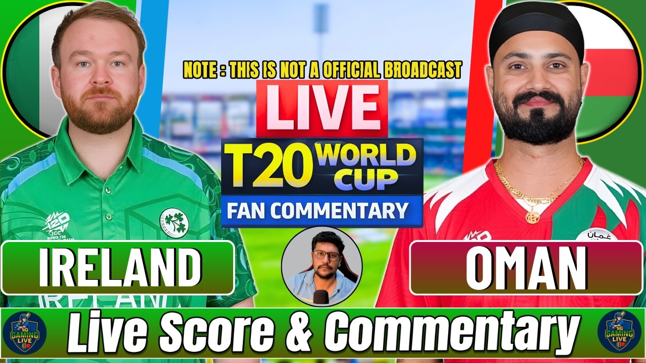 IRE Vs OMA Live | Cricket Live Score & Commentary | 1st Innings