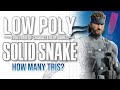 Snake - Low Poly (Evolution of Characters in Games) - Episode 9