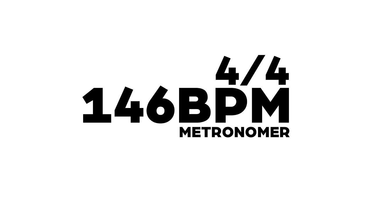 146 BPM Metronome - YouTube