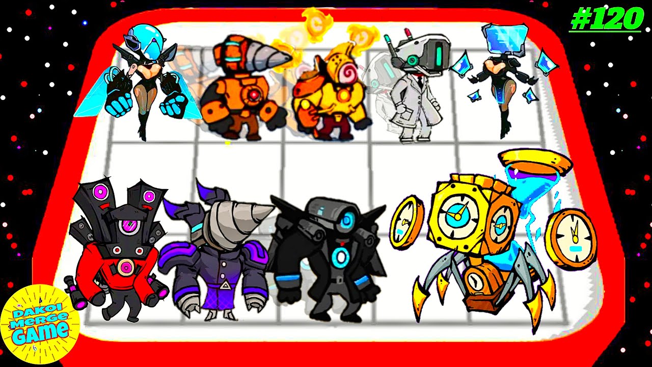 Max Level - Merge Hero Master Toilet vs Speakerman Multiverse Monster Skibidi Gameplay