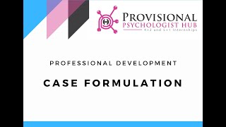 Case Formulation - Preview