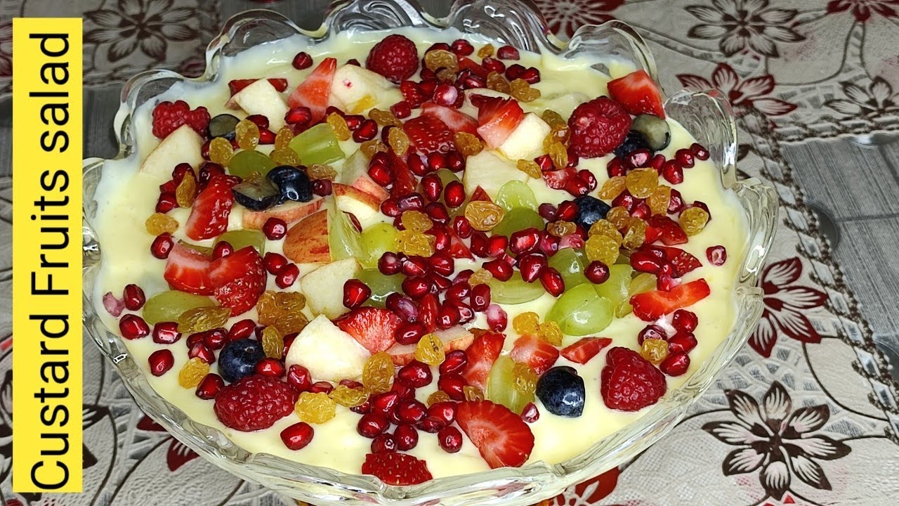 Custard Fruits salad ( Ramadan) special Recipe by Cooking with Maheeen