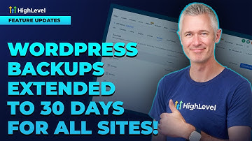 Wordpress Backups Extended to 30 days for All Sites!