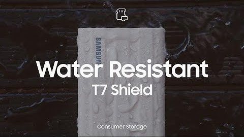 Portable SSD T7 Shield: Water | Samsung