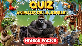 Quiz Animaux De La Jungle Niveau Facile Ludokids
