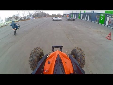 Поставил Akrapovic с Али на спорт, поставил новый микро! китайский переводчик