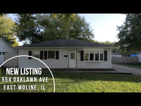 554 Oaklawn Ave, East Moline, IL home video tour