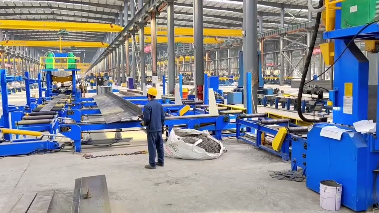 Revolutionary Automatic H Beam Assembling Welding Straightening Production Line Unveiled