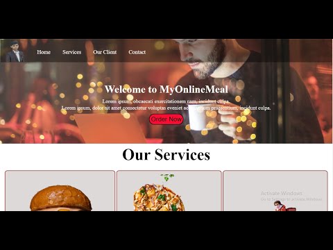 Creating Fully Responsive Website Project Using HTML & CSS | Web Development