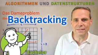 Backtracking using the checkers problem as an example