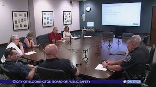 Bloomington Board of Public Safety July 17 2026