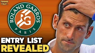 French Open 2024 Seeds & Entry List | Tennis News