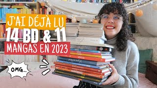 J'ai déjà lu 14 BD et 11 mangas en 2023 🤭📚