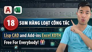18 - XDTH Sum - Tính tổng hàng loạt các công tác nhanh với Add-ins Excel XDTH
