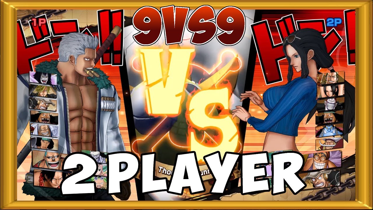 One Piece Burning Blood 2 Players Gameplay 9 VS 9 ALL RANDOM 315