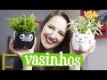 DIY - Vaso de Gatinho e Pug (Com Garrafa Pet)